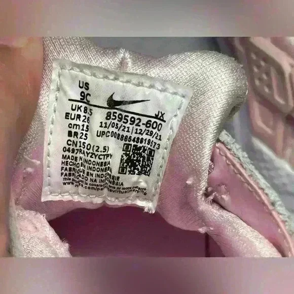 Nike Huarache Run Toddler 9C Prism Pink - Picture 4 of 4